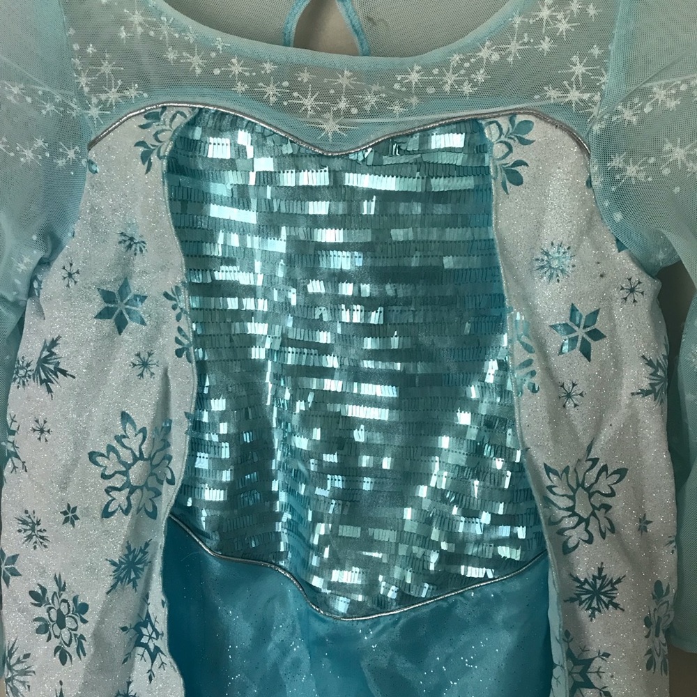SOLD: Frozen Elsa Dress Costume Girls 7/8 - Picture 4 of 8